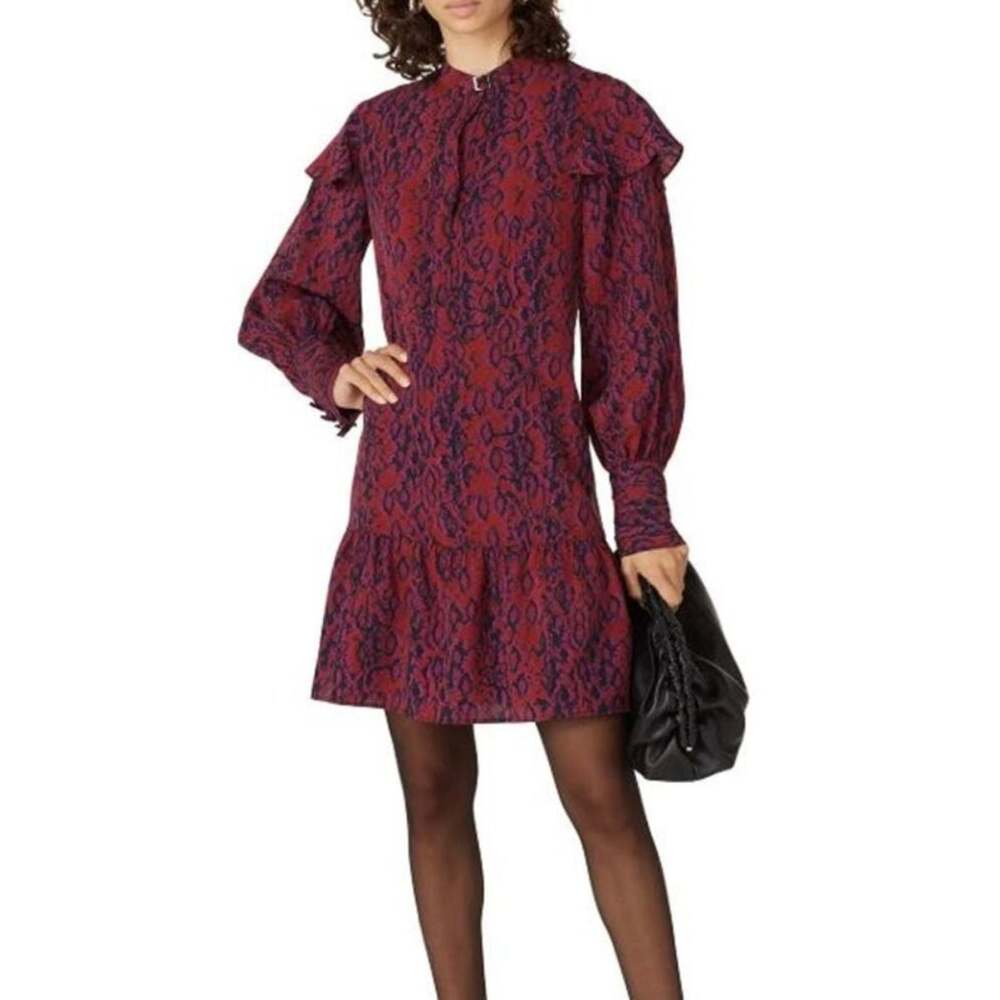 Koché Python Print Buckle Mini Dress - Picture 7 of 8